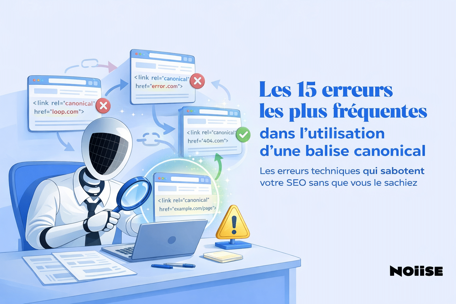 Les 15 erreurs les plus fréquentes dans l'utilisagion d'une balise canonical